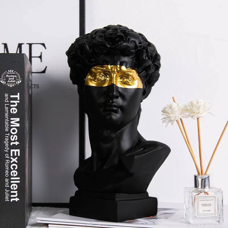 Masked David Bust