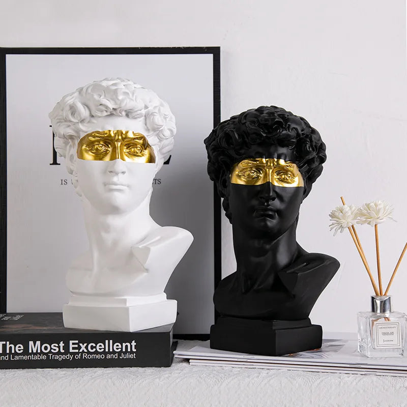 Masked David Bust