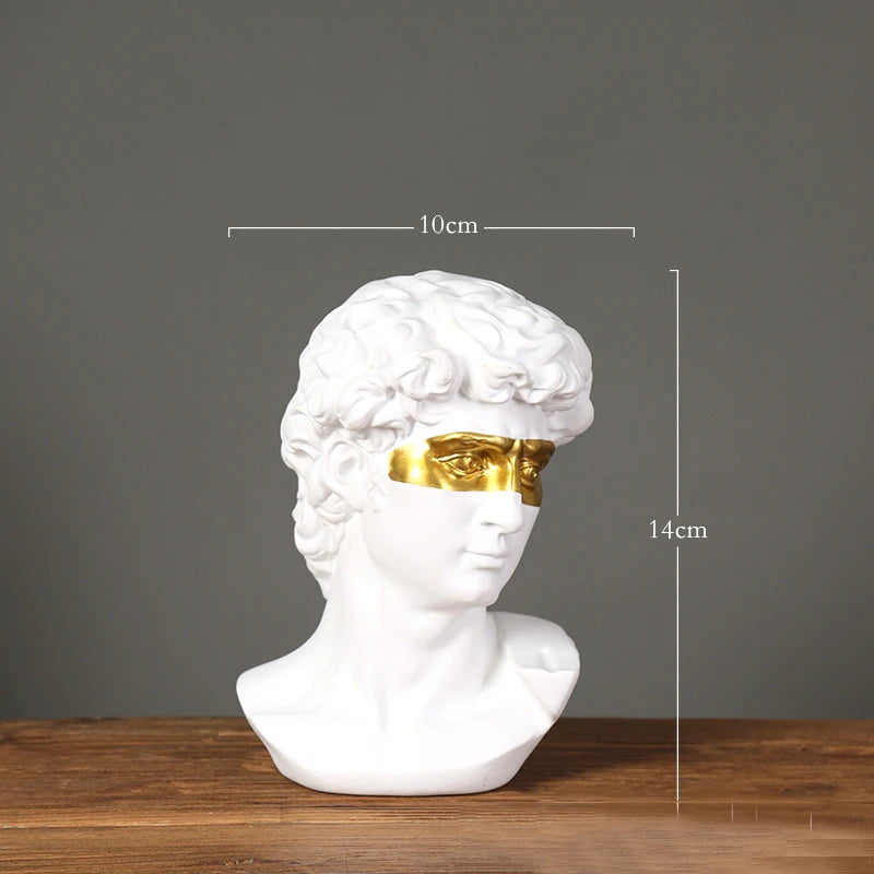 Masked David Bust