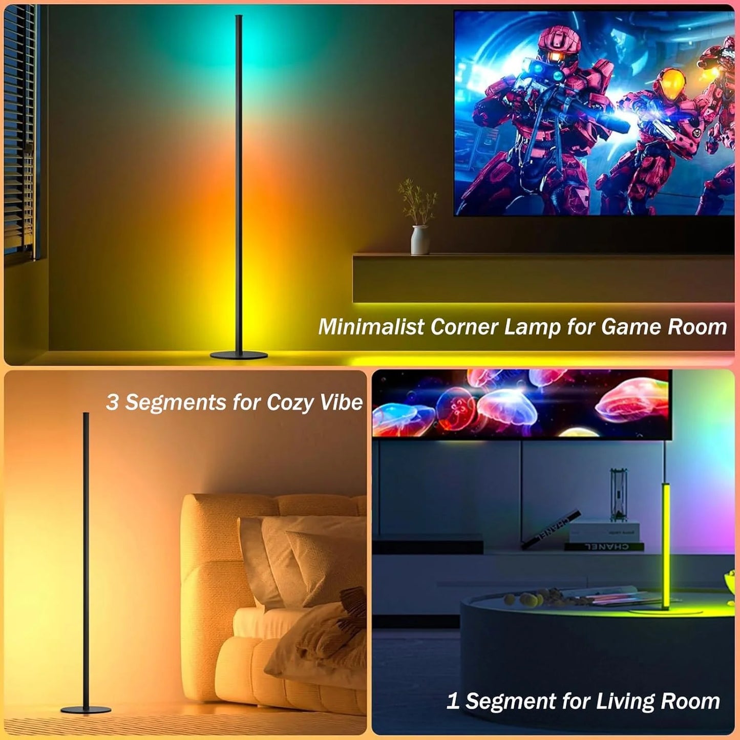 Neon Corner Lamp