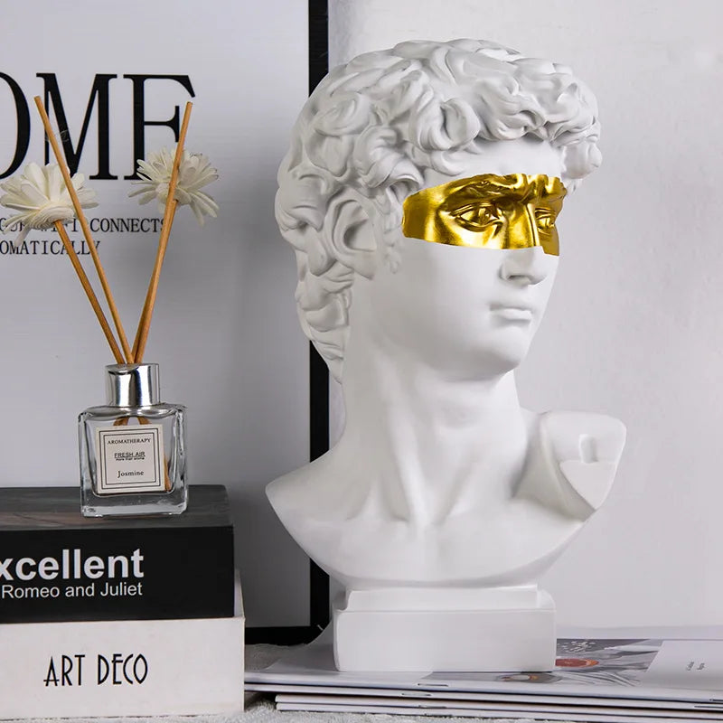 Masked David Bust
